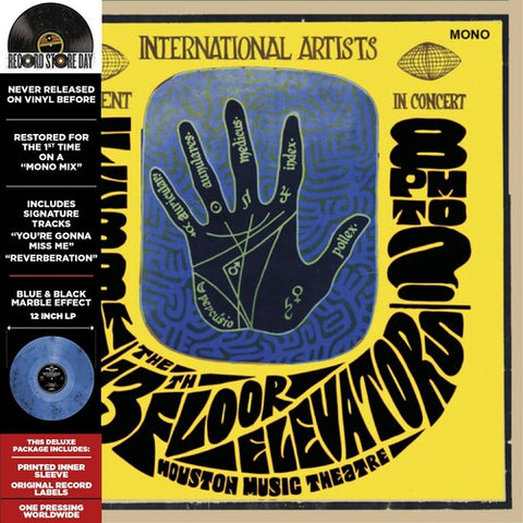 The 13th Floor Elevators - Houston Music Theatre, Live 1967 (RSD 2025, Blue and Black Marble LP Vinyl) UPC: 5060767445969