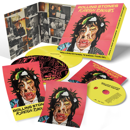 The Rolling Stones - Foreign Tongues (2LP Yellow Vinyl, Blu-ray, Boxset) UPC: 602488213684