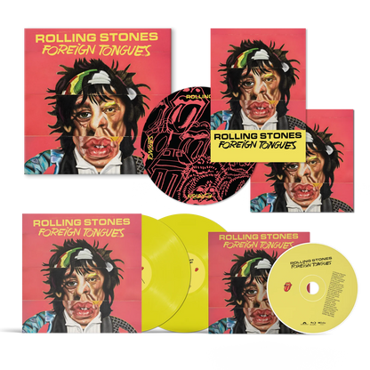The Rolling Stones - Foreign Tongues (2LP Yellow Vinyl, Blu-ray, Boxset) UPC: 602488213684