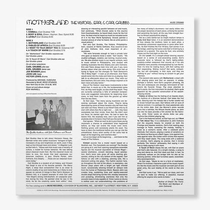 The Visitors - Motherland (Jazz Dispensary Top Shelf Series, LP Vinyl) UPC: 888072760288