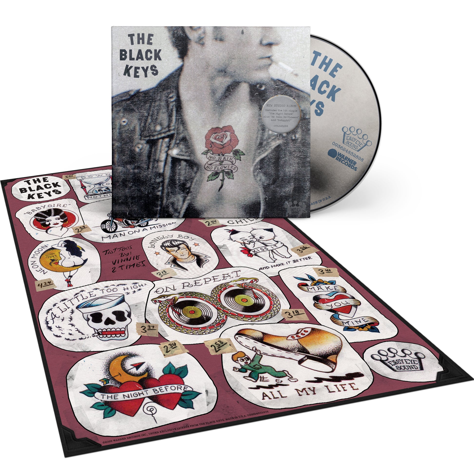 The Black Keys - No Rain, No Flowers (CD) UPC: 093624832898