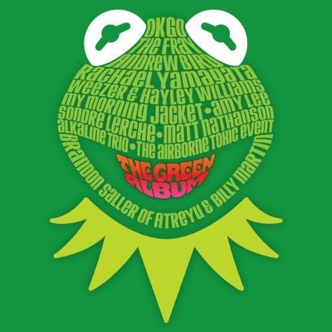 The Muppets -The Green Album (Spring Green LP Vinyl) UPC: 050087572501