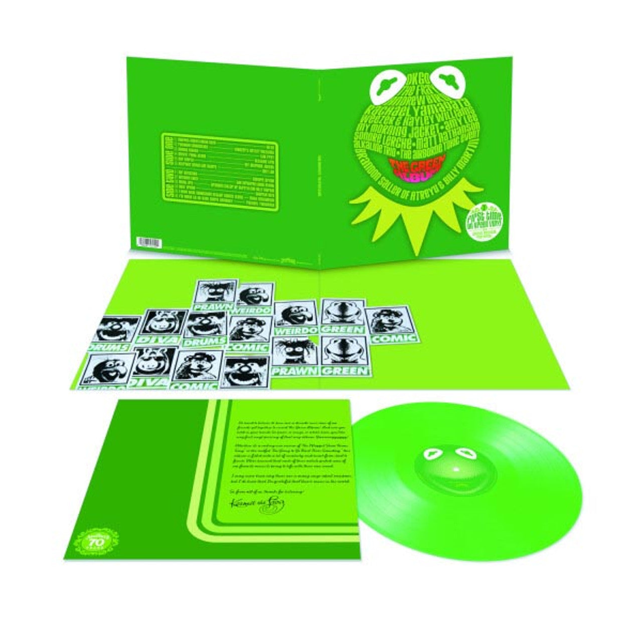 The Muppets -The Green Album (Spring Green LP Vinyl) UPC: 050087572501