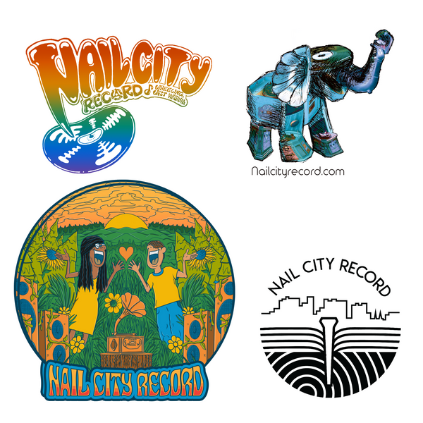 Nail City Record Sticker Pack