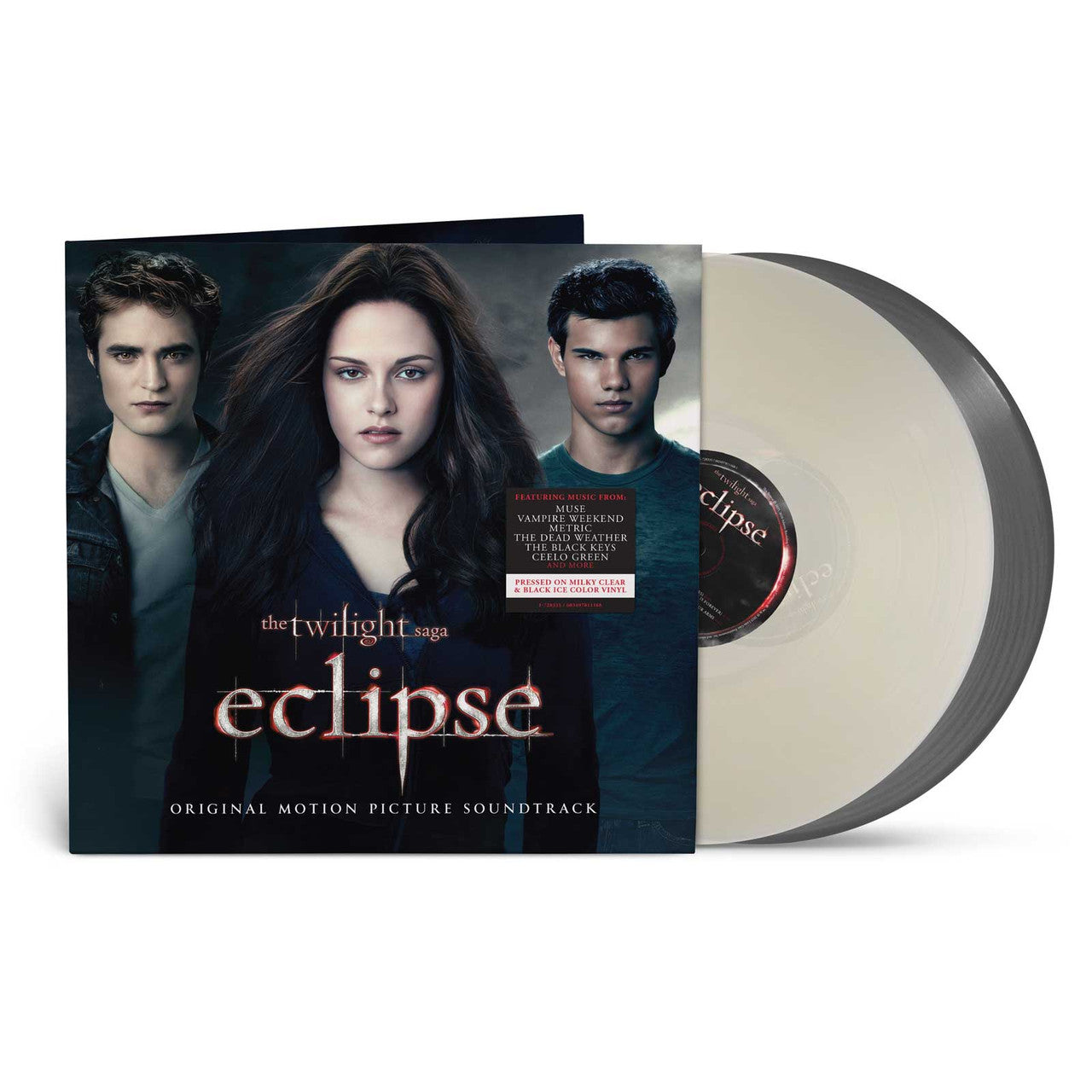 Various - The Twilight Saga: Eclipse (Original Motion Picture Soundtrack) (2LP Milky Clear &amp; Black Ice Vinyl) UPC: 603497811168
