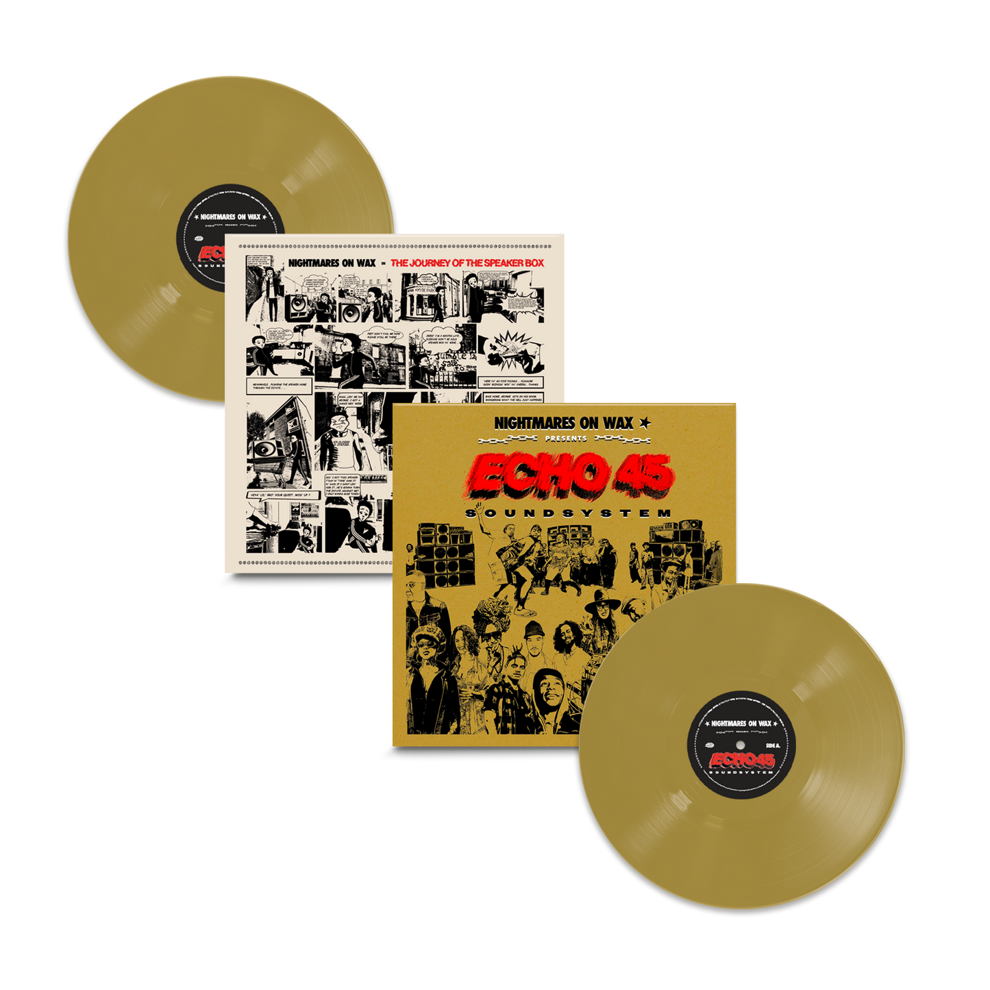 Nightmares On Wax - Echo 45 Sound System (2LP Gold Vinyl) UPC: 5056818805196