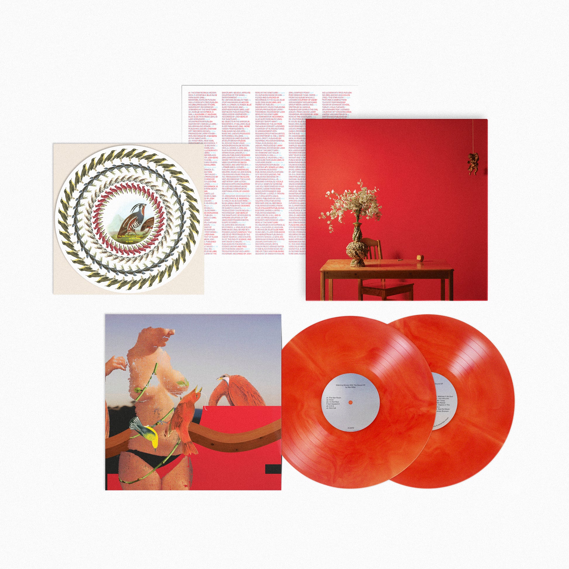 Mac Miller - Watching Movies with the Sound Off (10 Year Anniversary Edition, 2LP Galaxy Vinyl, 10" Zoetrope Picture Disc) UPC: 196922266256