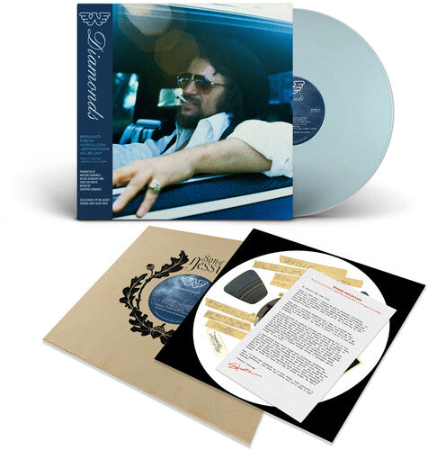 Waylon Jennings - Diamonds (Indie Exclusive, Baby Blue LP Vinyl) UPC: 732388037681