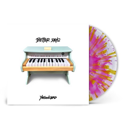 Yellowcard - Better Days (Indie Exclusive, Pink &amp; Yellow Splatter LP Vinyl) UPC: 846070097553
