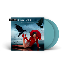 Cardi B - AM I THE DRAMA? (Indie Exclusive, 2LP Baby Blue Vinyl, Includes signed art card) UPC: 075678594052