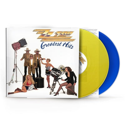 ZZ Top - Greatest Hits (Rocktober 2026, 2LP Yellow &amp; Blue Vinyl) UPC: 081227802783