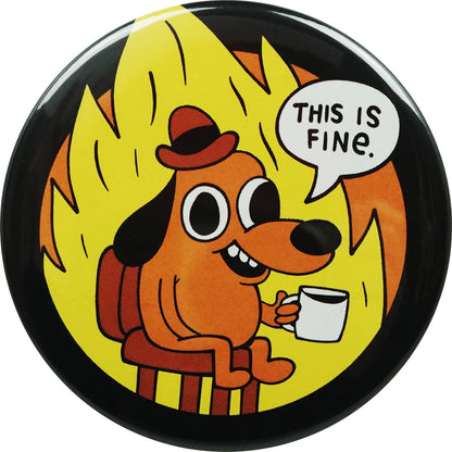 Magnet - KC Green - "This Is Fine" Question Hound