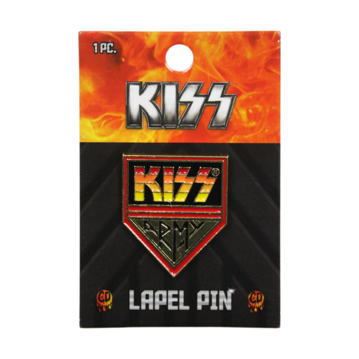 Enamel Pin - Kiss - "Kiss Army" Logo
