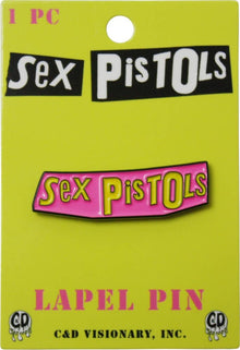 Enamel Pin - Sex Pistols - Yellow & Pink Logo