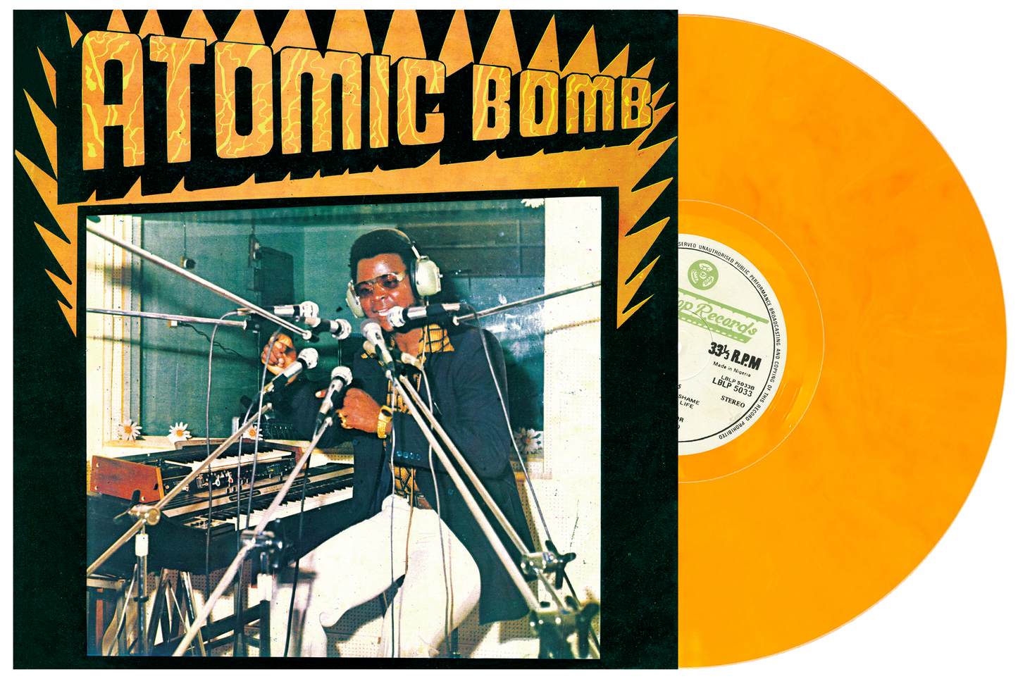 William Onyeabor - Atomic Bomb (Neutron Orange LP Vinyl) UPC: 680899503396