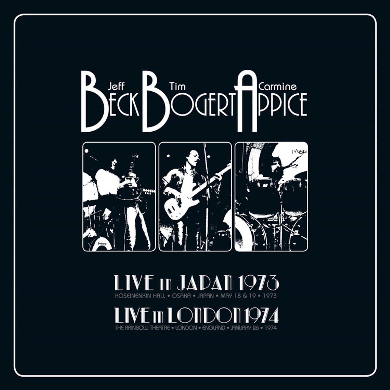Beck, Bogert & Appice LIVE 1973 & 1974 (DELUXE) (4LP, BLACK VINYL) 603497833269
