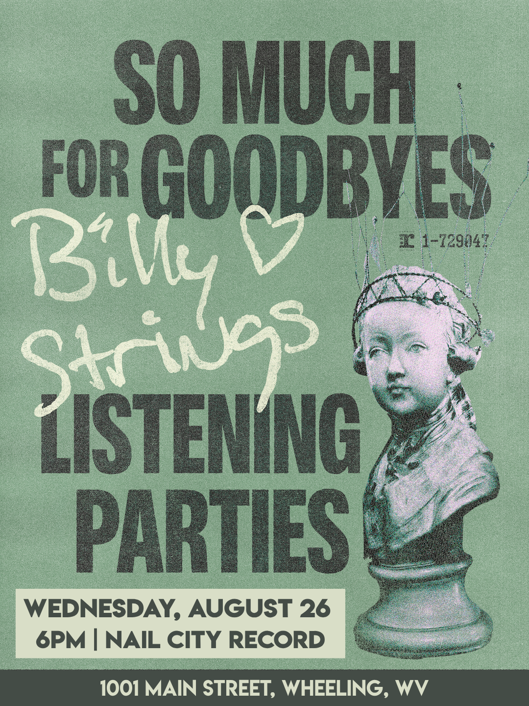 Billy Strings Early Listening Event Wednesday August 26 6pm