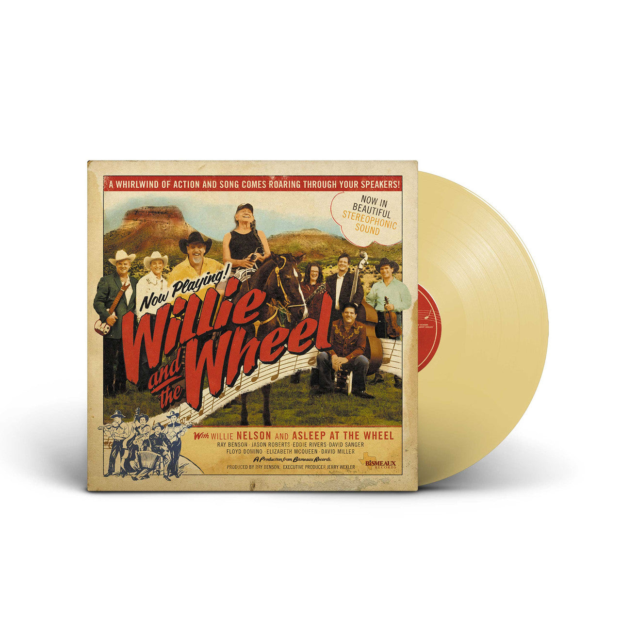 Willie Nelson & Asleep at the Wheel - Willie and the Wheel (Custard LP Vinyl) UPC: 198588648391