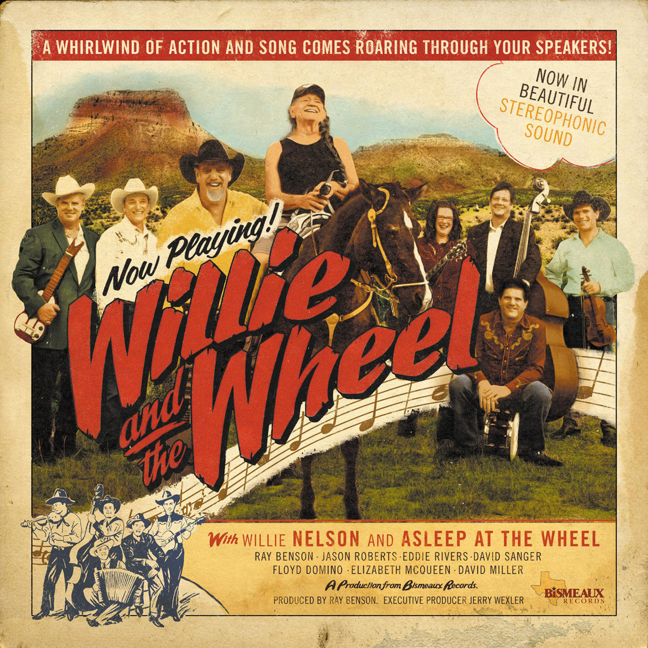 Willie Nelson & Asleep at the Wheel - Willie and the Wheel (Custard LP Vinyl) UPC: 198588648391