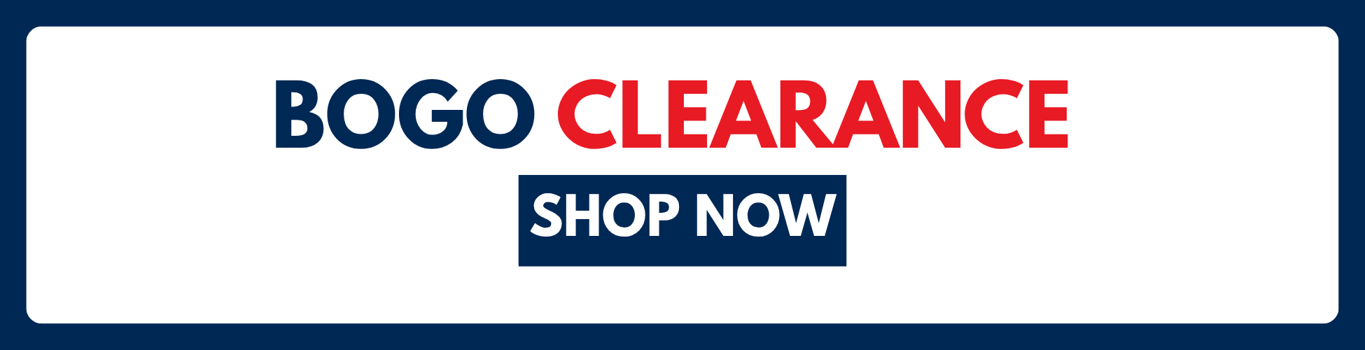 bogo clearance