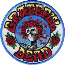 Patch - Grateful Dead - Skull & Roses With Logo - Round