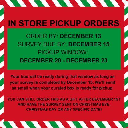 in store pickup holiday update