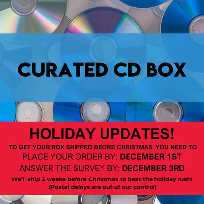 Curated CD Box: Personalized Music Gift