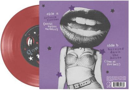 David Byrne / Olivia Rodrigo - Drivers License / Burning Down The House (Red 7inch Vinyl) UPC: 602478814761