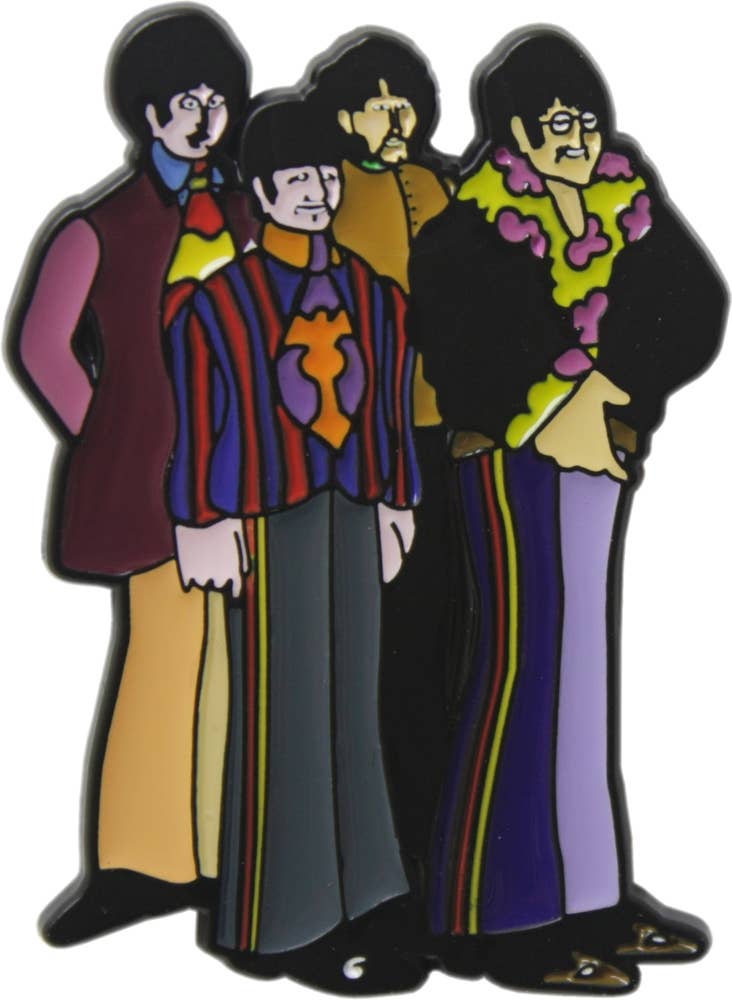 Enamel Pin - The Beatles - Yellow Submarine Group Shot