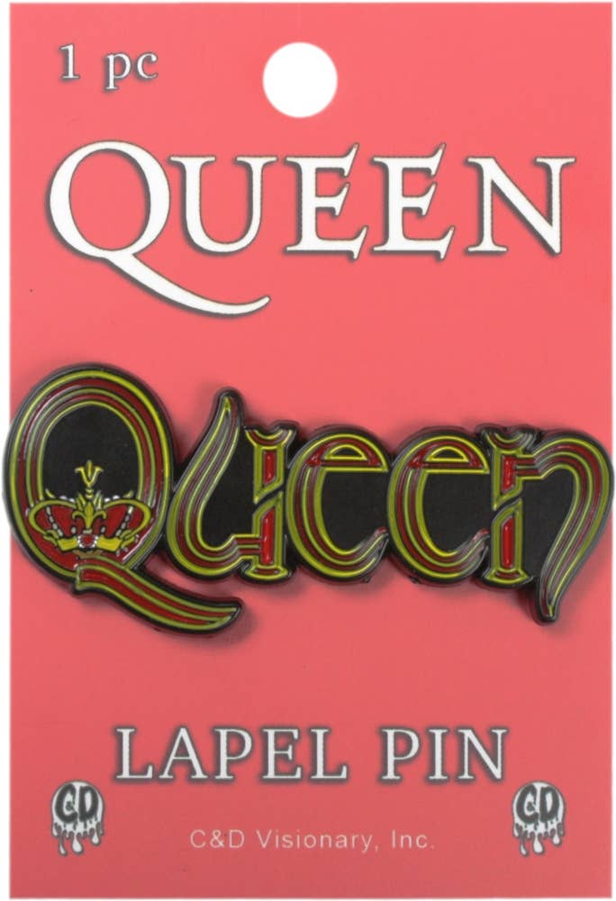 Enamel Pin - Queen - Logo - 1970s 1980s Rock Music Band