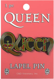 Enamel Pin - Queen - Logo - 1970s 1980s Rock Music Band