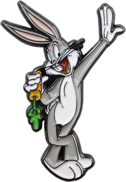 Enamel Pin - Looney Tunes - Bugs Bunny Eating A Carrot