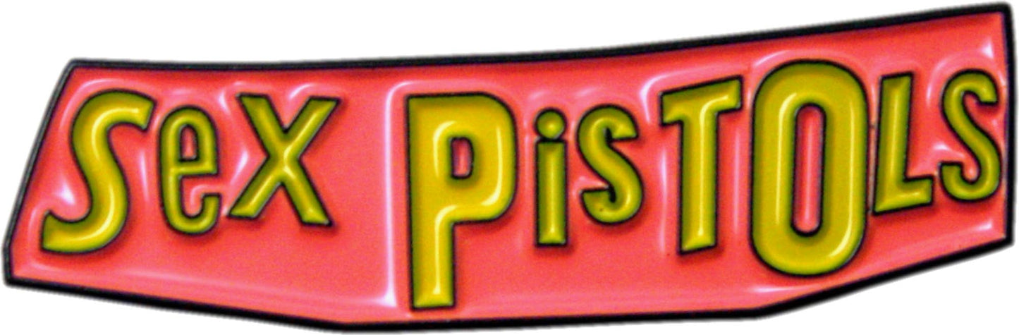 Enamel Pin - Sex Pistols - Yellow & Pink Logo