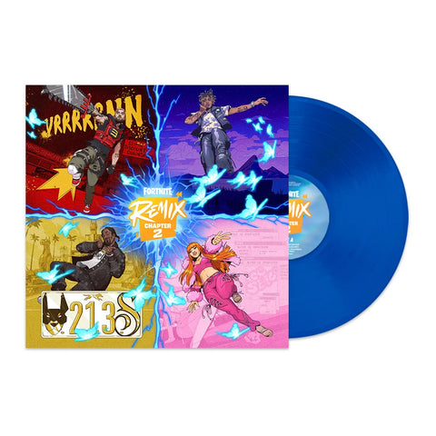 Various Artists - Fortnite Remix Chapter 2 (Indie Exclusive, Blue Vinyl LP) UPC: 602475356301