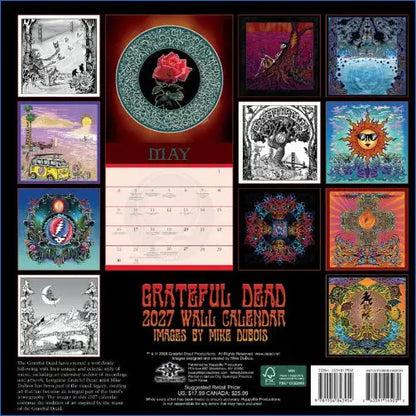 Grateful Dead 2027 Wall Calendar 