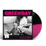 Green Day - Saviors (Indie Exclusive, Magenta & Black LP Vinyl, Poster) UPC: 093624866183