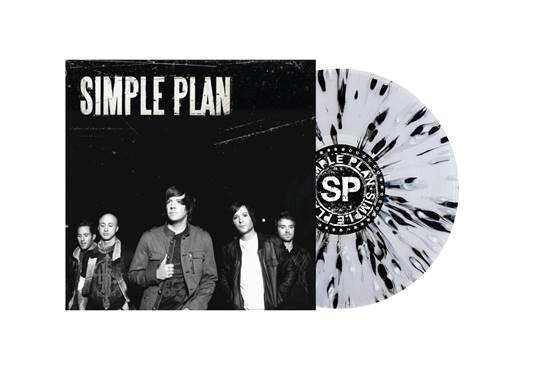 Simple Plan - Simple Plan (Clear w/ Black &amp; White Splatter LP Vinyl) UPC: 181792002516