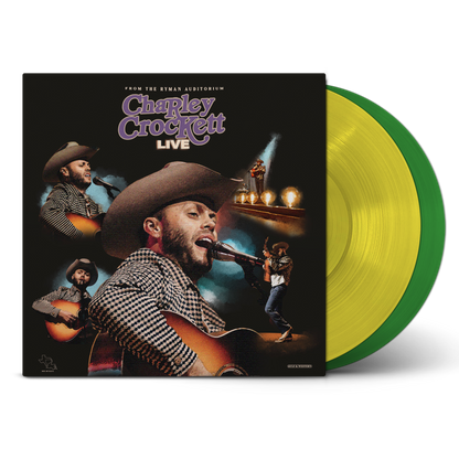 Charley Crockett - Live From The Ryman (Indie Exclusive, Stained Glass 2LP Colored Vinyl) UPC: 691835755526