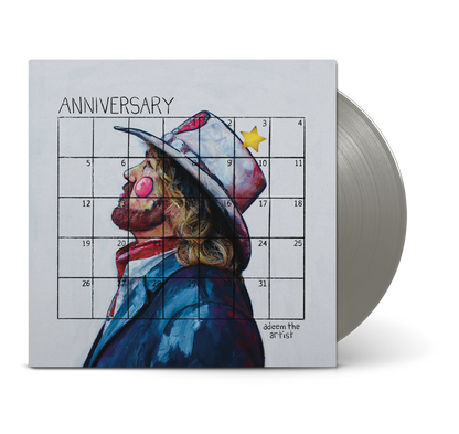 Adeem The Artist - Anniversary (Metallic Silver LP Vinyl) UPC: 691835881935
