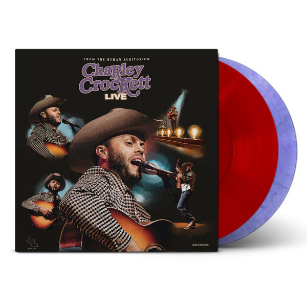 Charley Crockett - Live From The Ryman (Indie Exclusive, Stained Glass 2LP Colored Vinyl) UPC: 691835755526