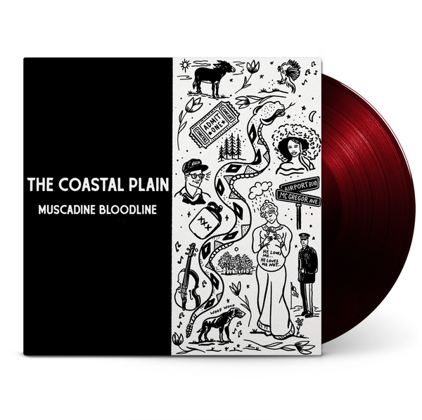 Muscadine Bloodline - The Coastal Plain (Indie Exclusive, Maroon LP Vinyl, Autographed) UPC: 732388205837