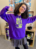 Nail City Record, Wheeling: The Place of The Skull | Halloween Purple Hoodie