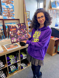 Nail City Record, Wheeling: The Place of The Skull | Halloween Purple Hoodie