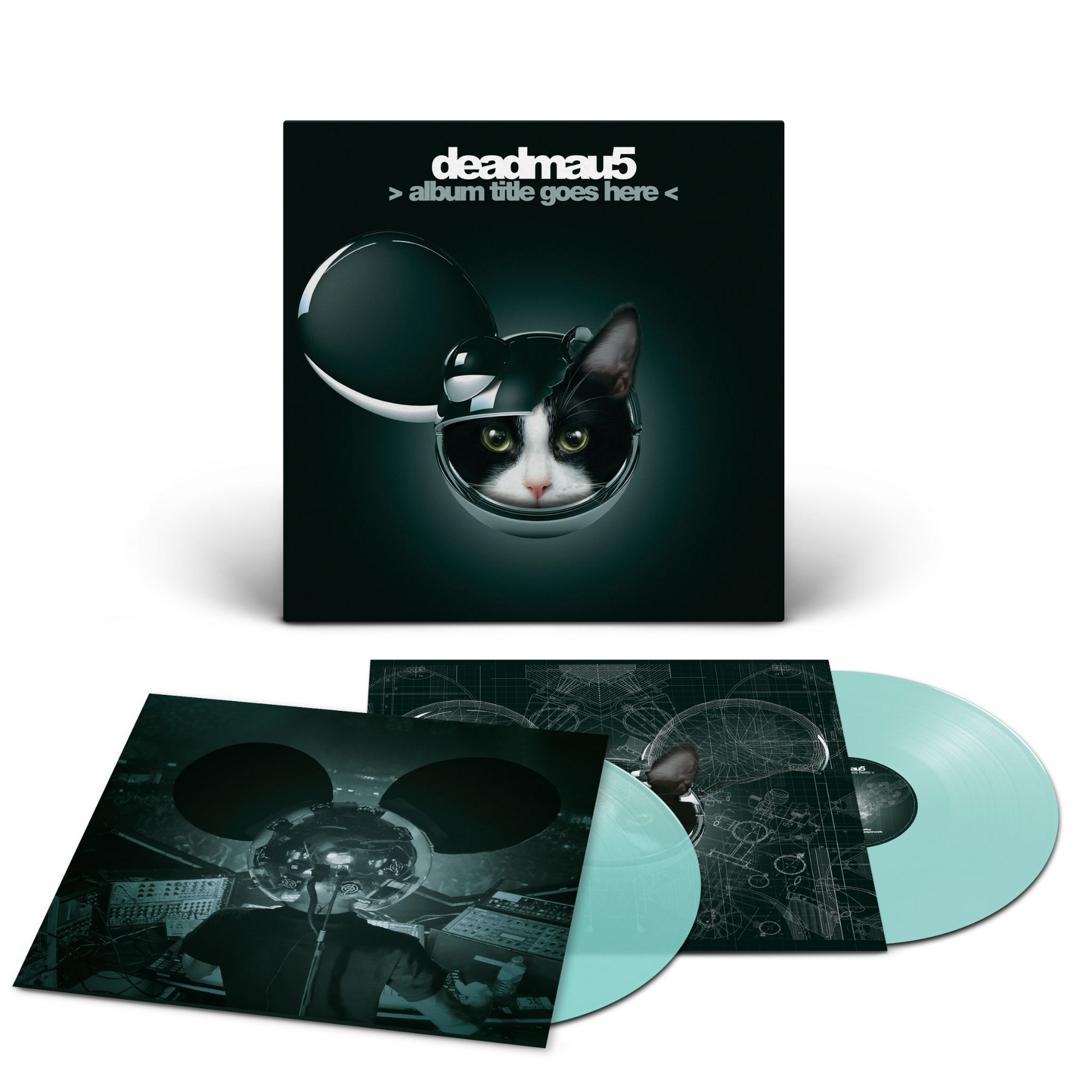 Deadmau5 - > album title goes here < (2LP Turquoise Vinyl)  UPC: 602458436396