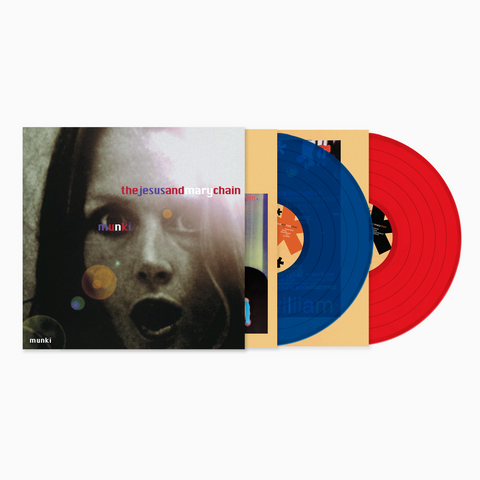 The Jesus And Mary Chain - Munki (Indie Exclusive, Blue, Red 2LP Vinyl) UPC: 5060978390003