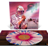 Death - Leprosy (Hot Pink, Bone White and Blue Jay Tri Color Merge with Splatter LP Vinyl) UPC: 781676520015