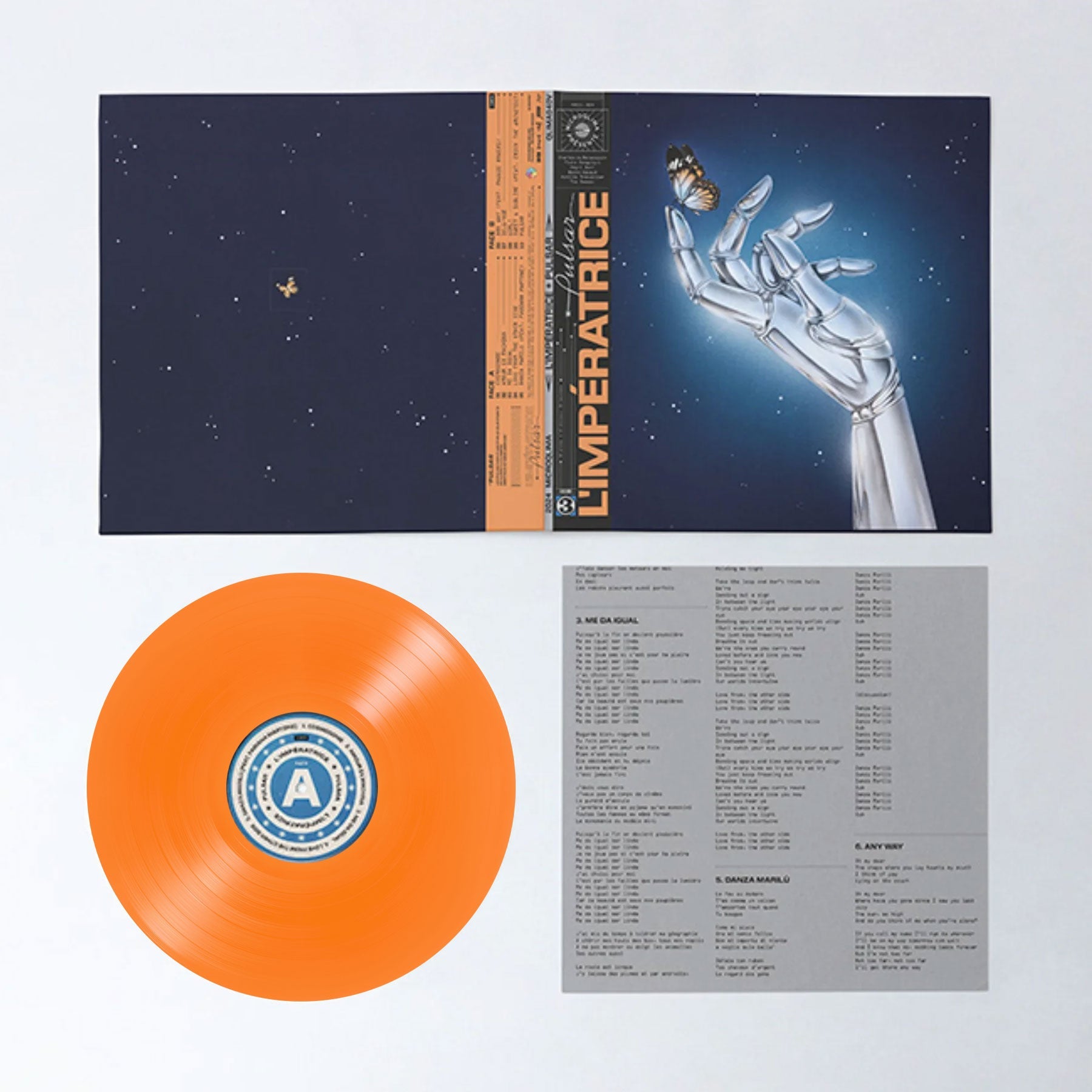 L'IMPÉRATRICE - PULSAR (INDIE EXCLUSIVE, TANGERINE LP VINYL) UPC: 3700551785667