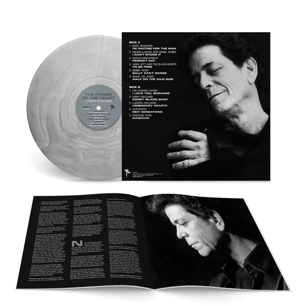 VARIOUS ARTISTS The Power of the Heart: A Tribute to Lou Reed (RSD 2024 World Exclusive, Silver Nugget LP Vinyl) UPC: 826853217101