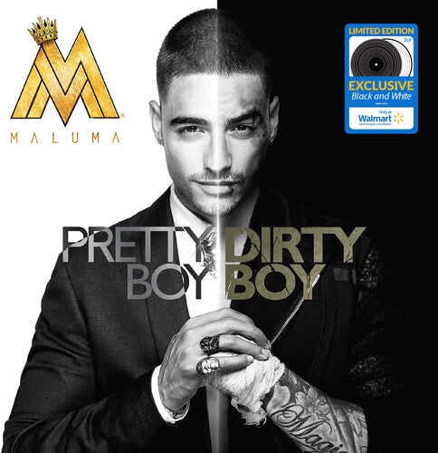 Maluma - Pretty Boy, Dirty Boy (Black &amp; White LP Vinyl) UPC: 196587125219