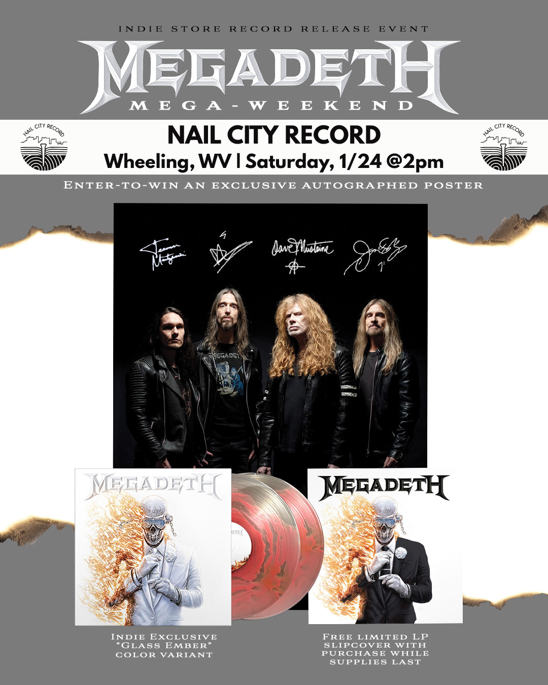 megadeth listening event